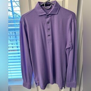 Greyson Omaha Long Sleeve Polo- M